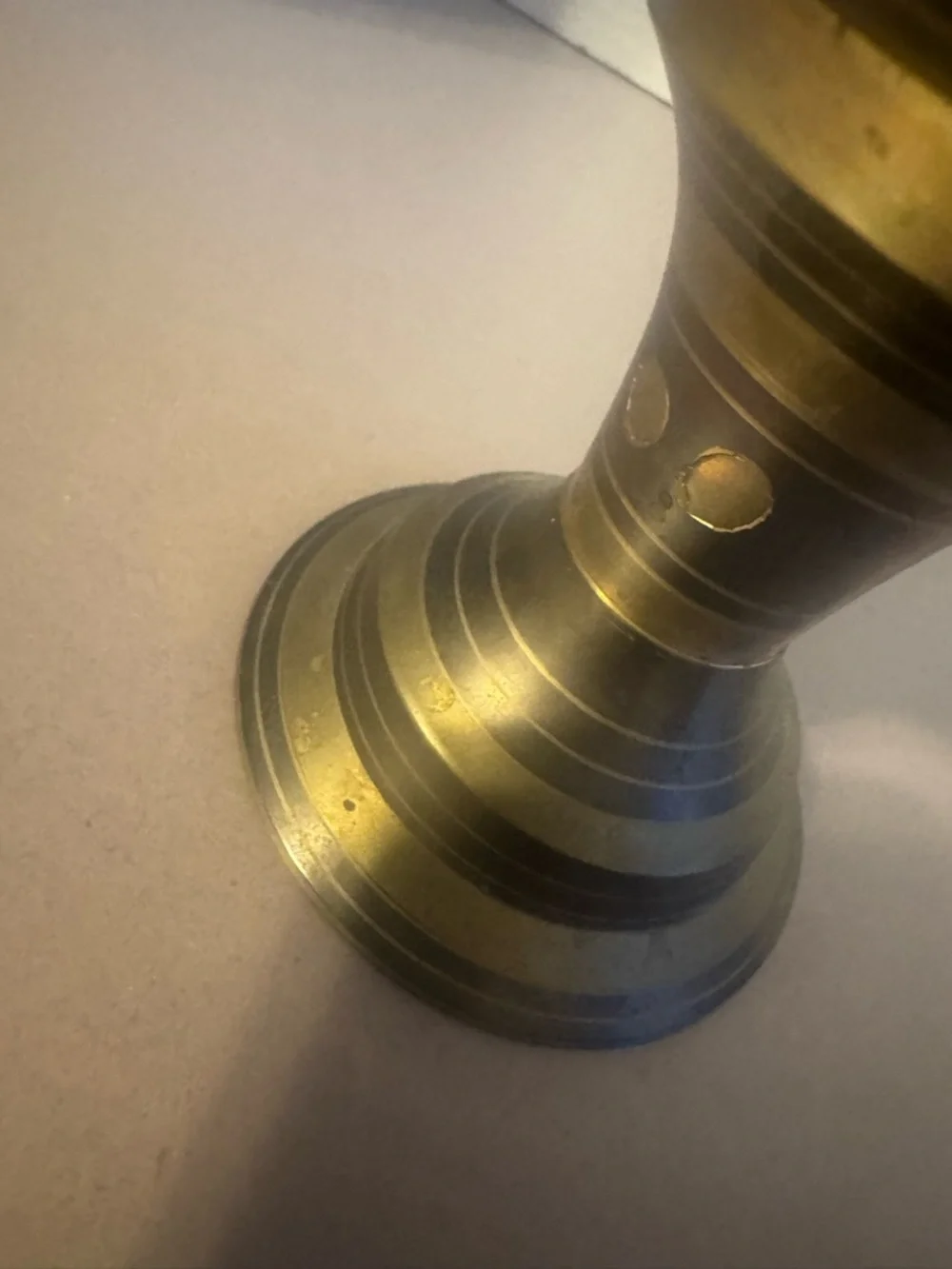 Solid Brass Vase Etched KOI Fish Made in India